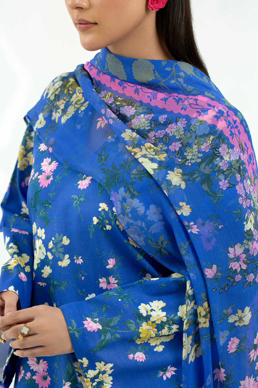 3 Piece - Digital Printed Lawn Suit P001211