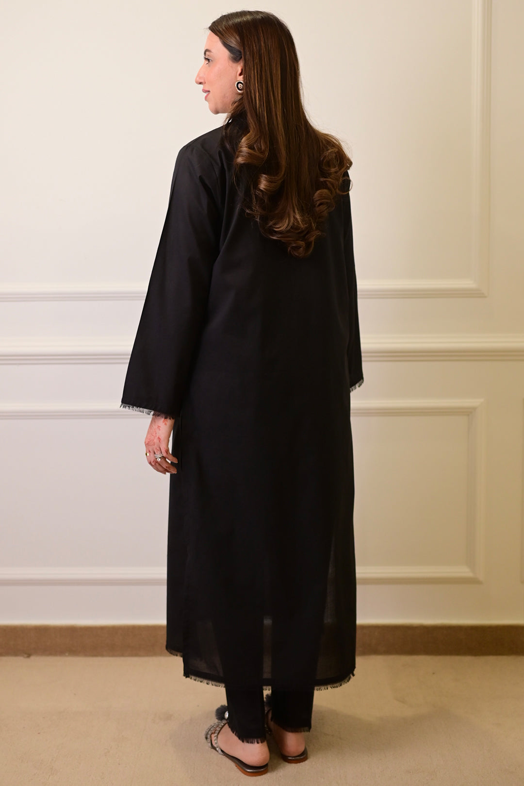 2 Piece - Lawn Suit CT00013 Black