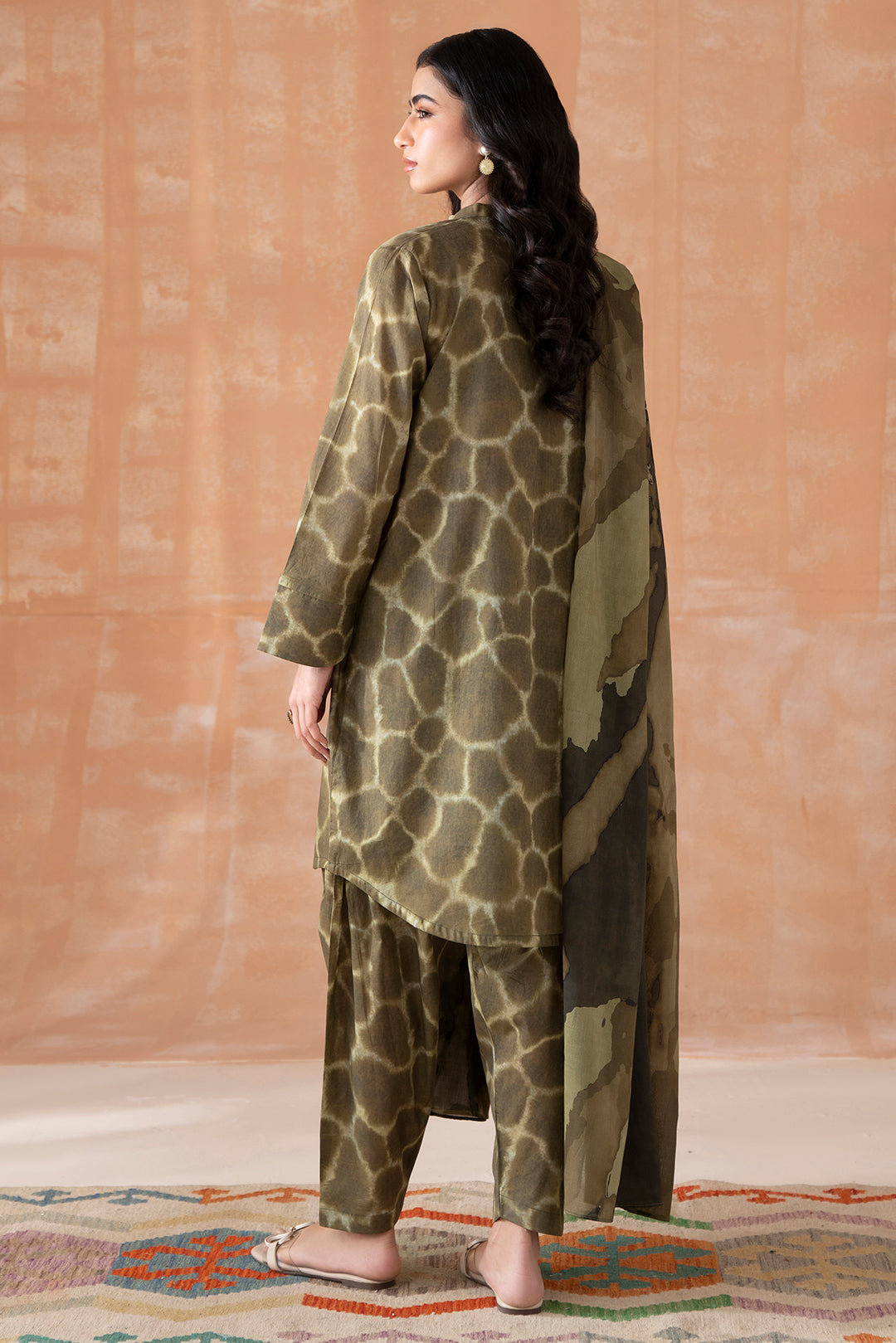 3 Piece - Digital Printed Lawn Suit P1106B