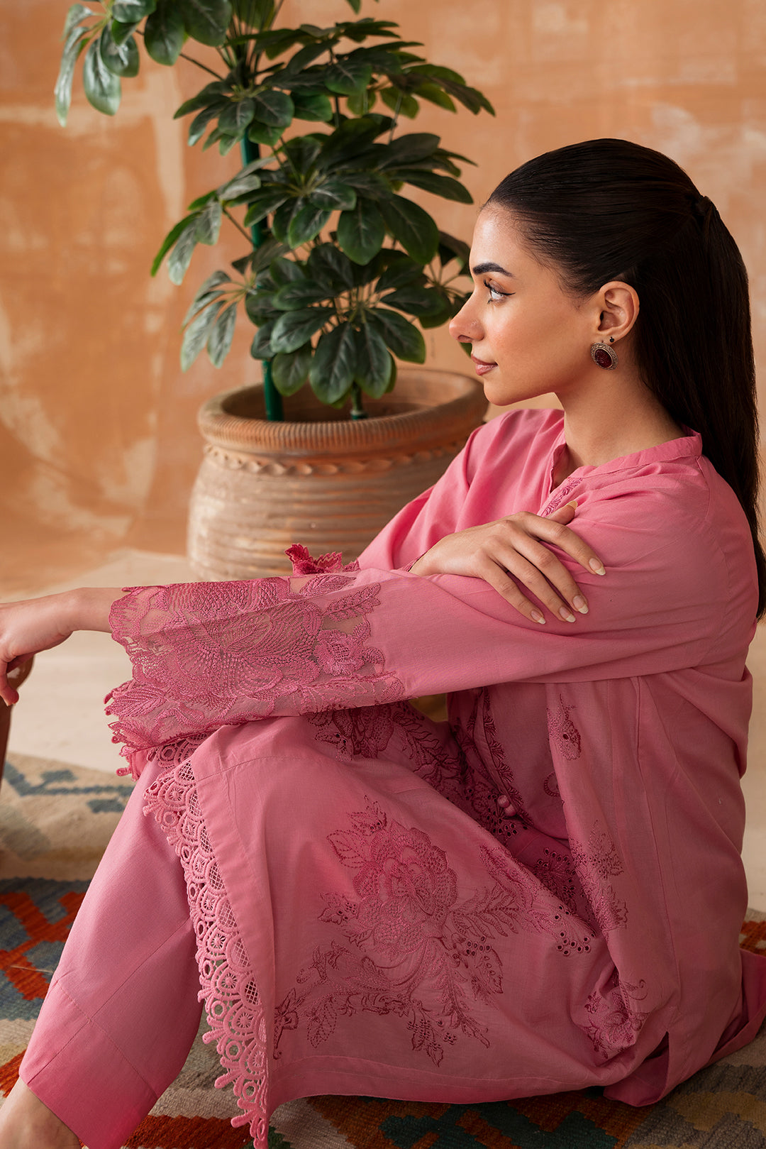 2 Piece - Embroidered Lawn Suit P1056