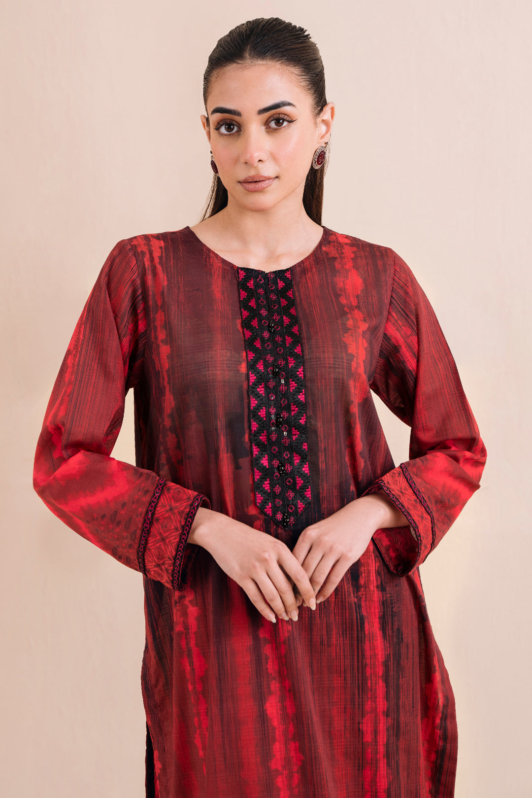 2 Piece - Embroidered Textured Lawn Suit P1041A (SO)