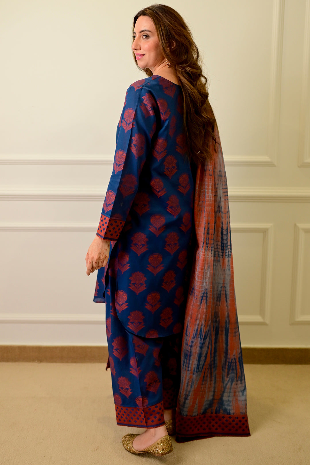 3 Piece - Printed Lawn Suit P001030