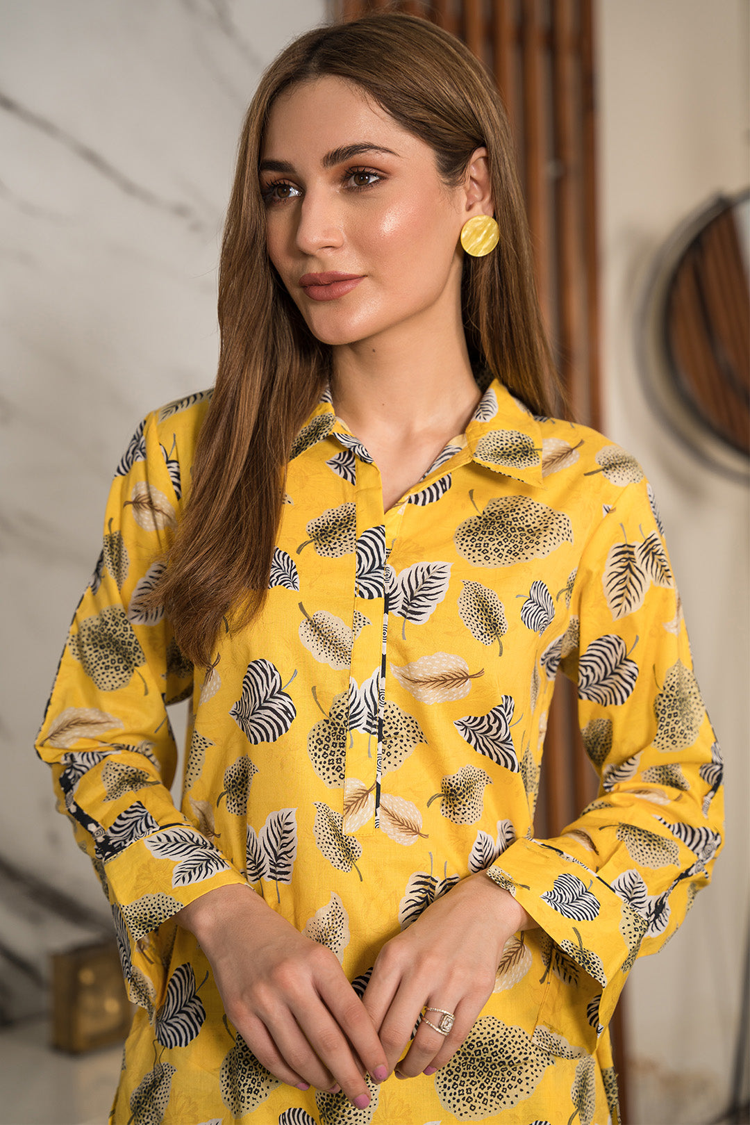 2 Piece - Digital Printed Lawn Suit P0814