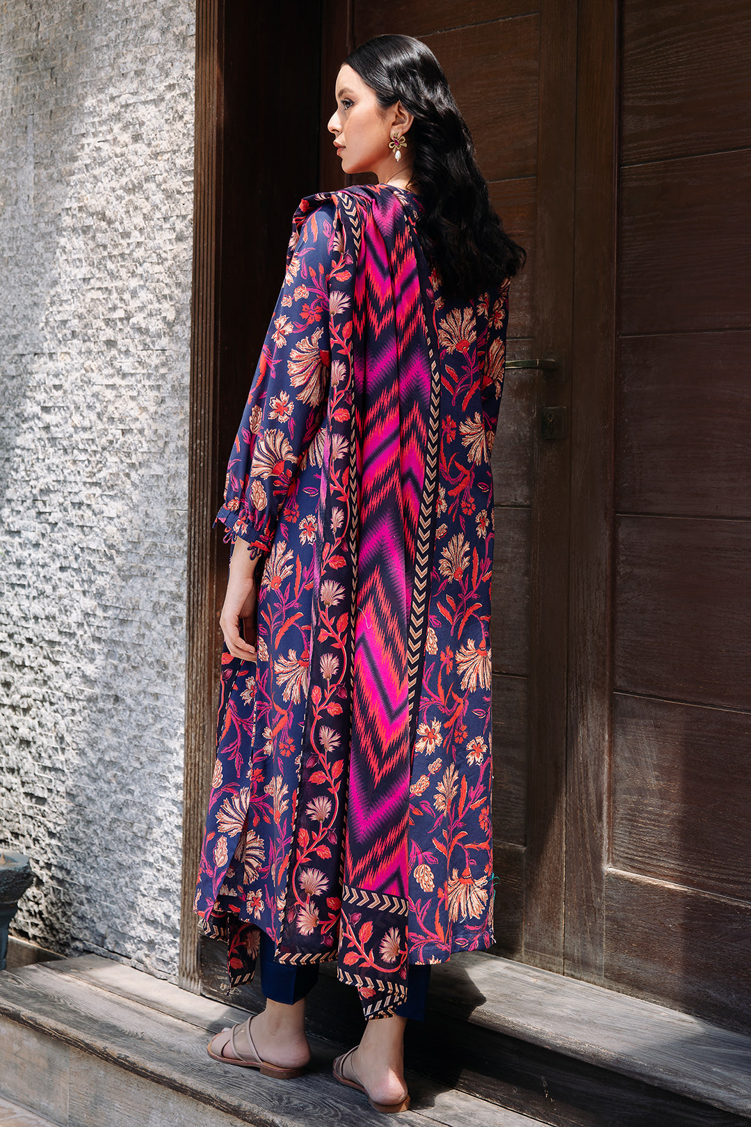 2 Piece - Digital Printed Lawn Suit P1113A