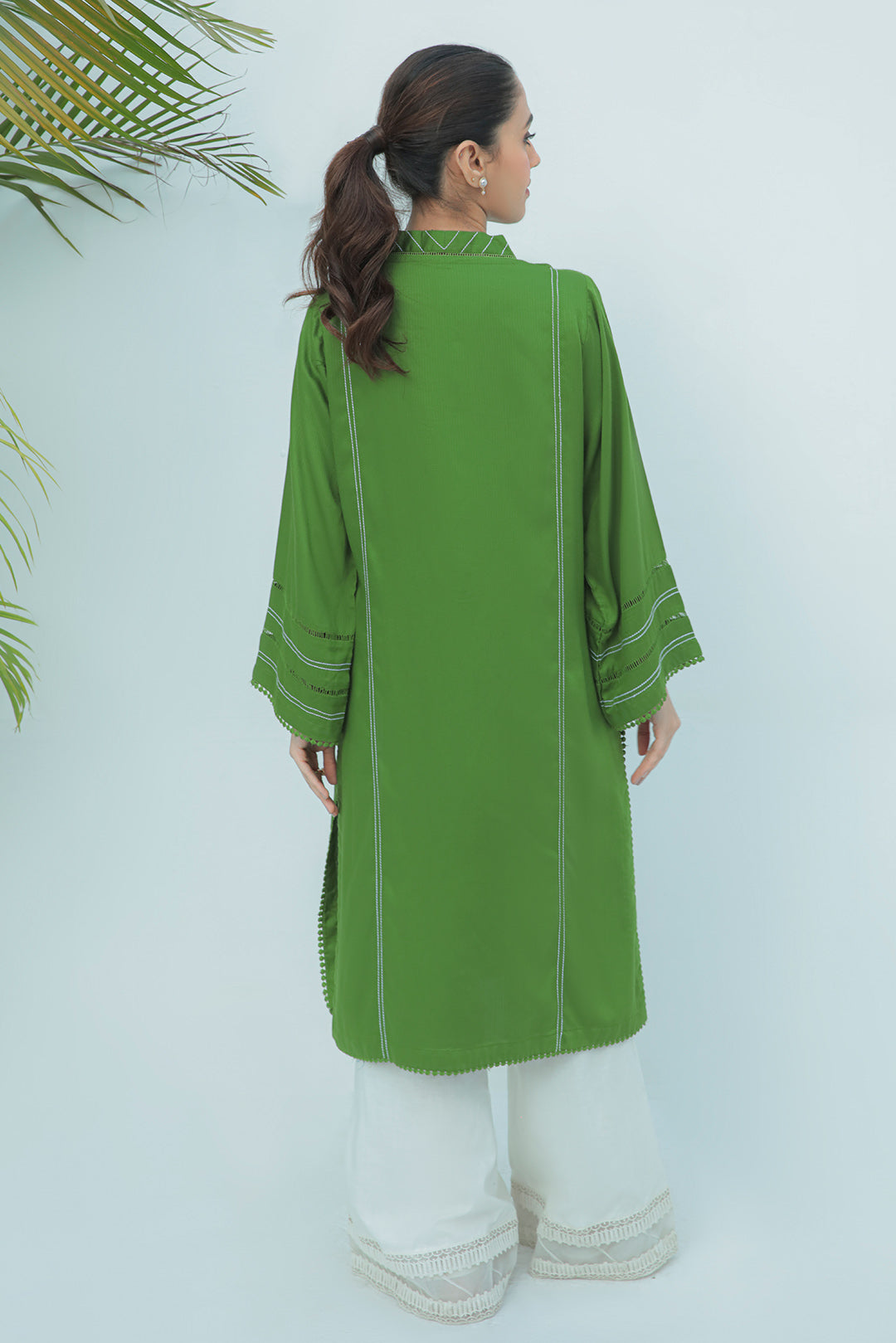 1 Piece - Dyed Cotail Linen Shirt P0228