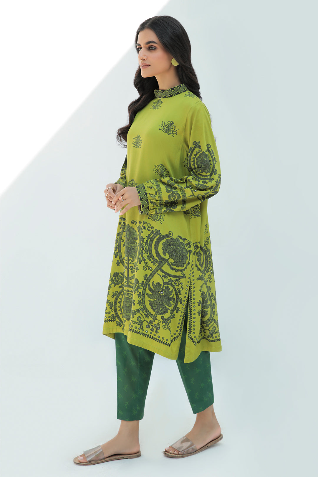 1 Piece - Digital Printed Cotail Shirt P0237