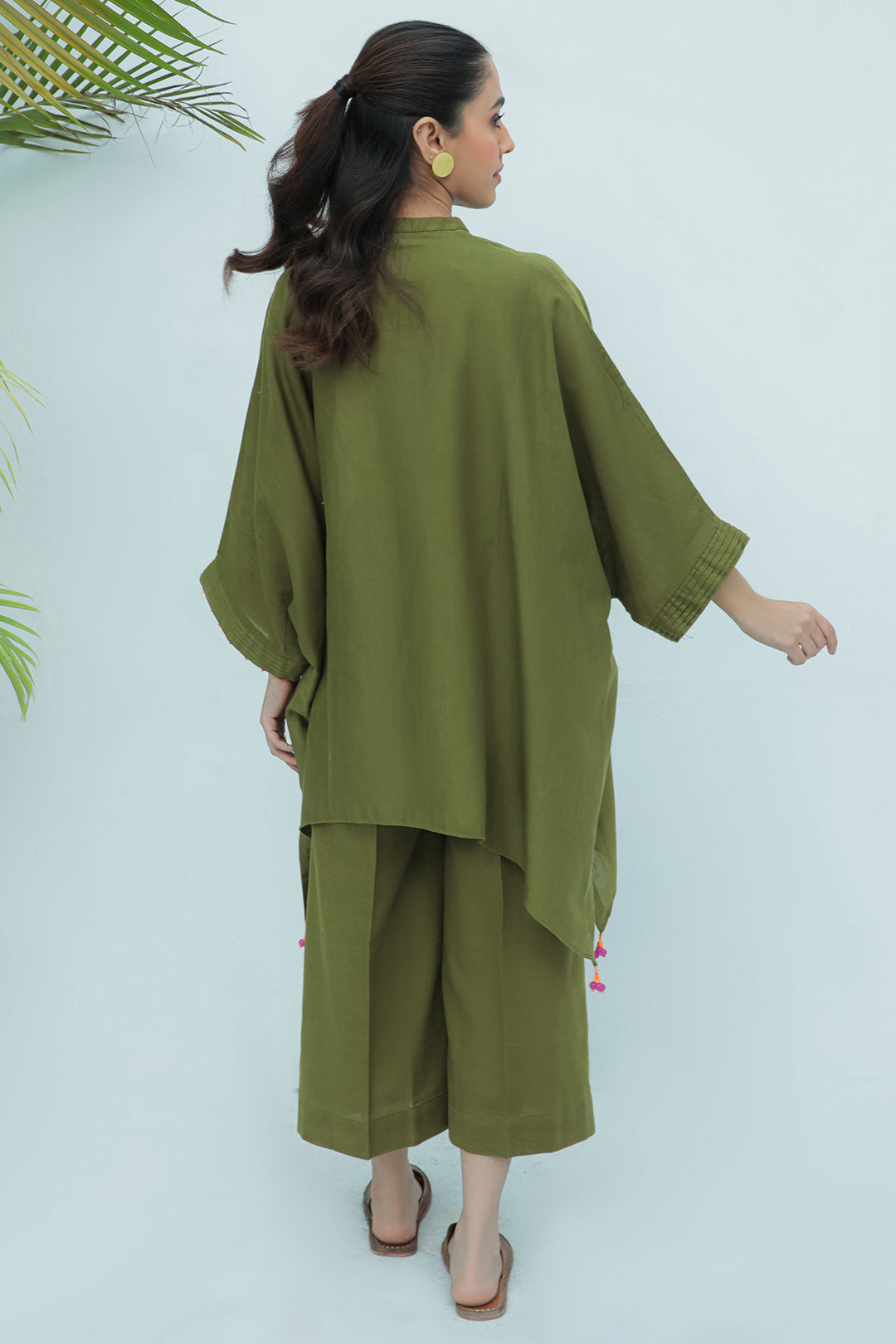 2 Piece - Dyed Slub Khaddar Suit P0240