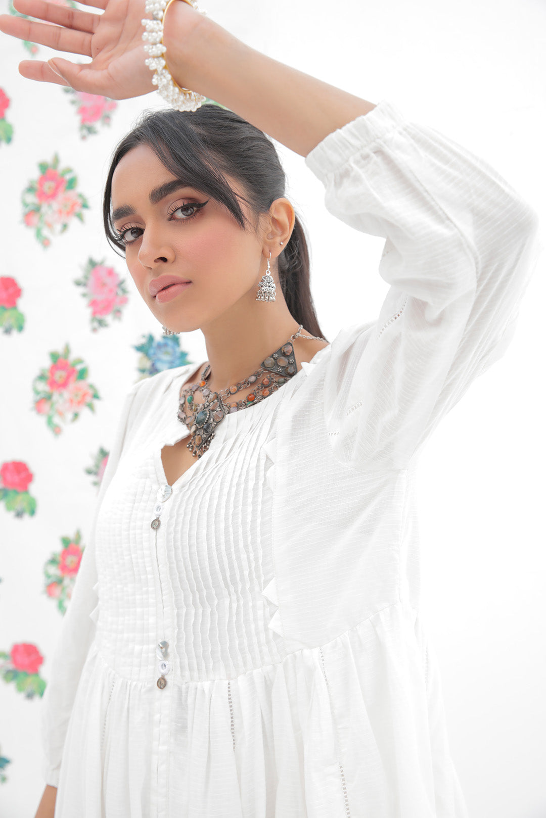 1 Piece - Dyed Lawn Texture Shirt P0618