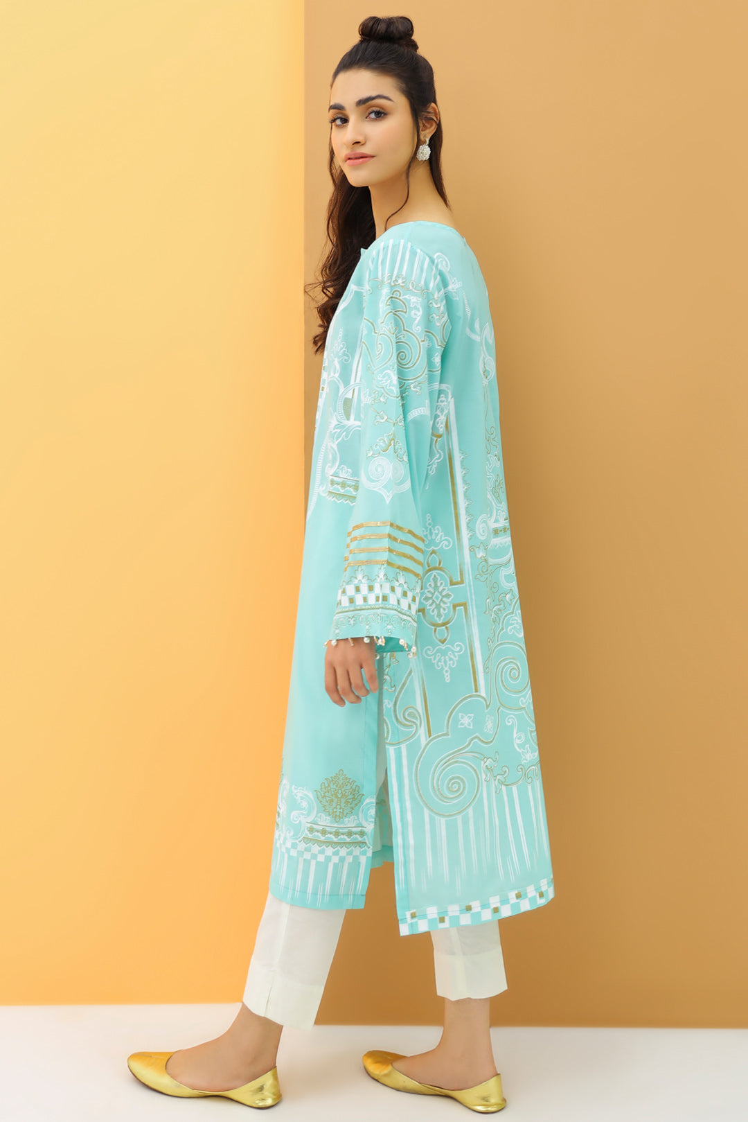 Single Shirt Paste Print Lawn - P2024