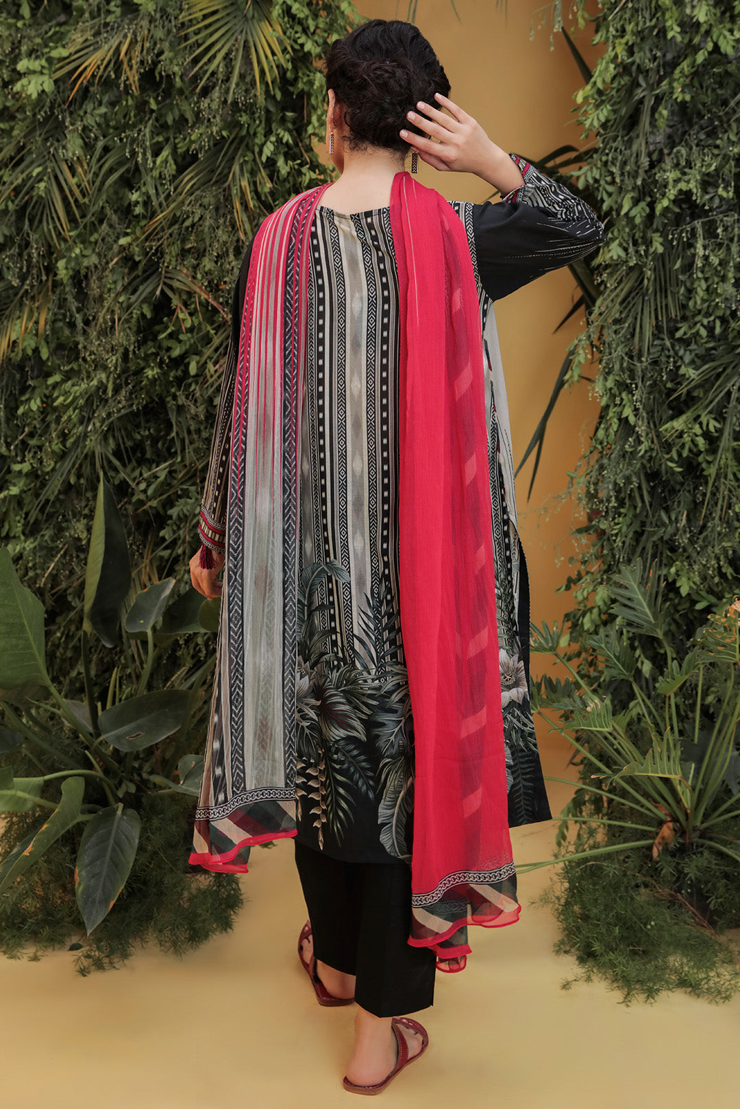 2 Piece - Embroidered Digital Printed Lawn Suit P2220