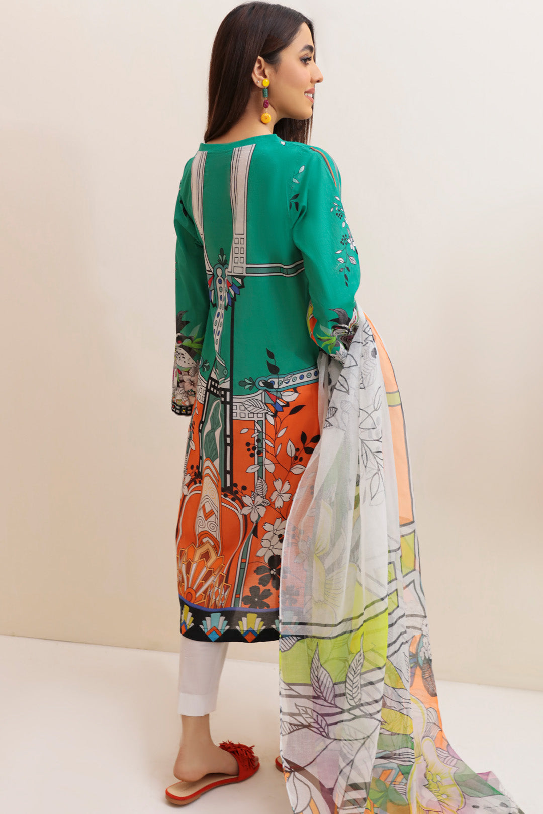 2PC Lawn Embroidery P2232