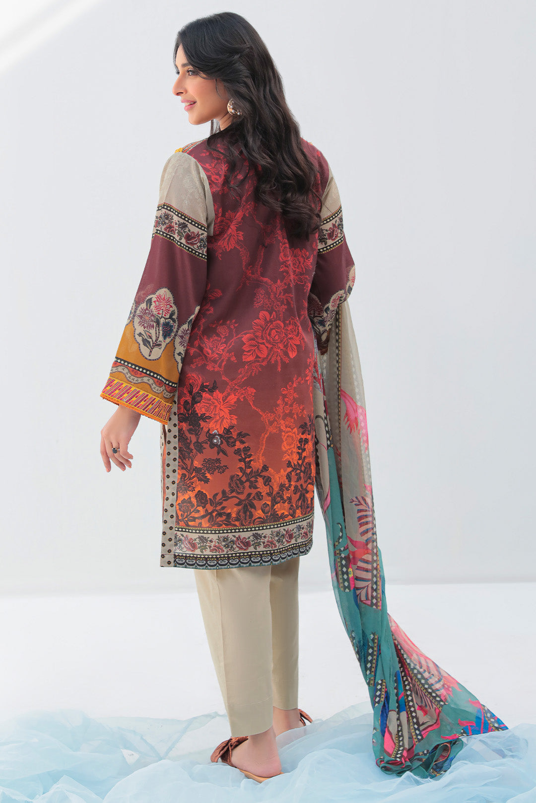2 Piece - Digital Printed Lawn Suit P2613 (SO)