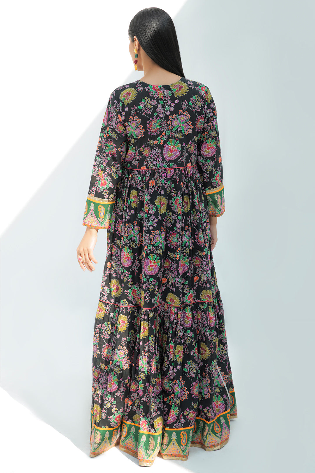 1 Piece - Digital Printed Hybrid Slub Khaddar Shirt U0315A