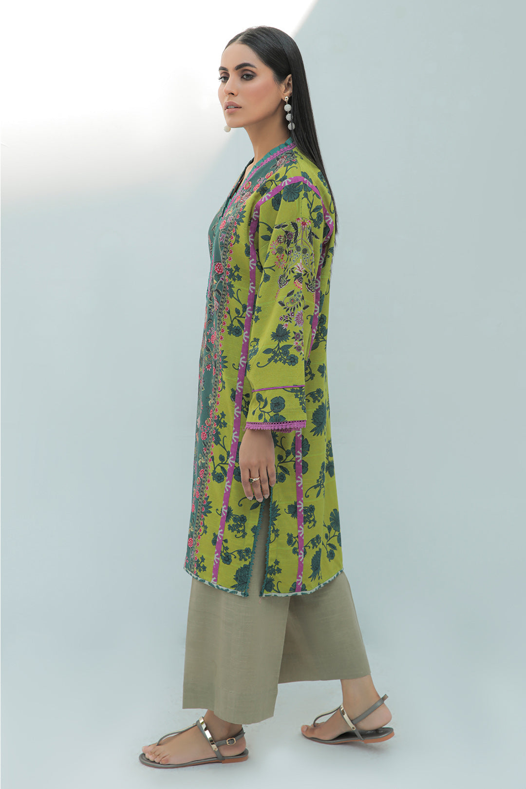 1 Piece - Digital Printed Cotail Shirt U0322