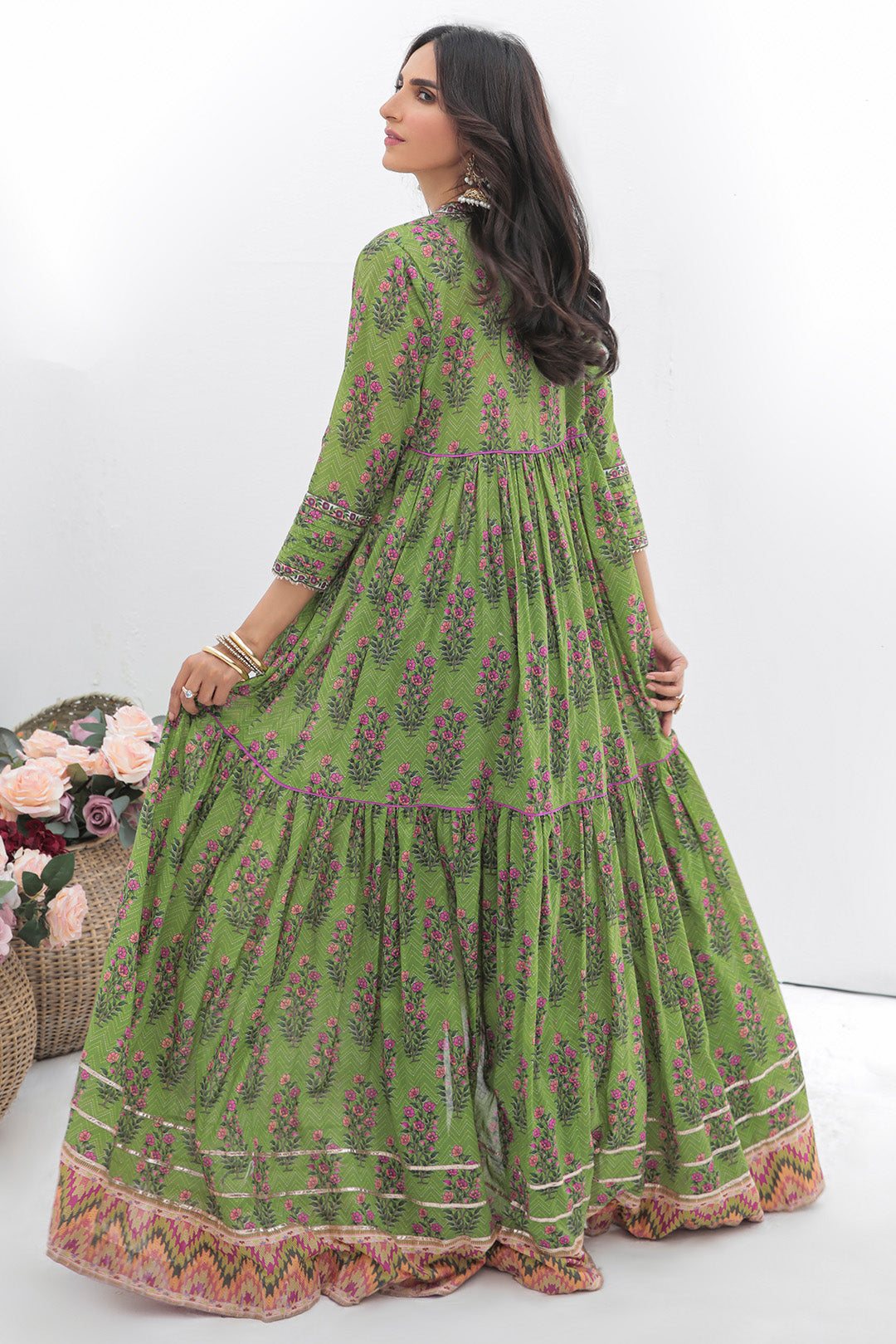 1 Piece - Digital Printed Textured Lawn Shirt U0379 (SO)