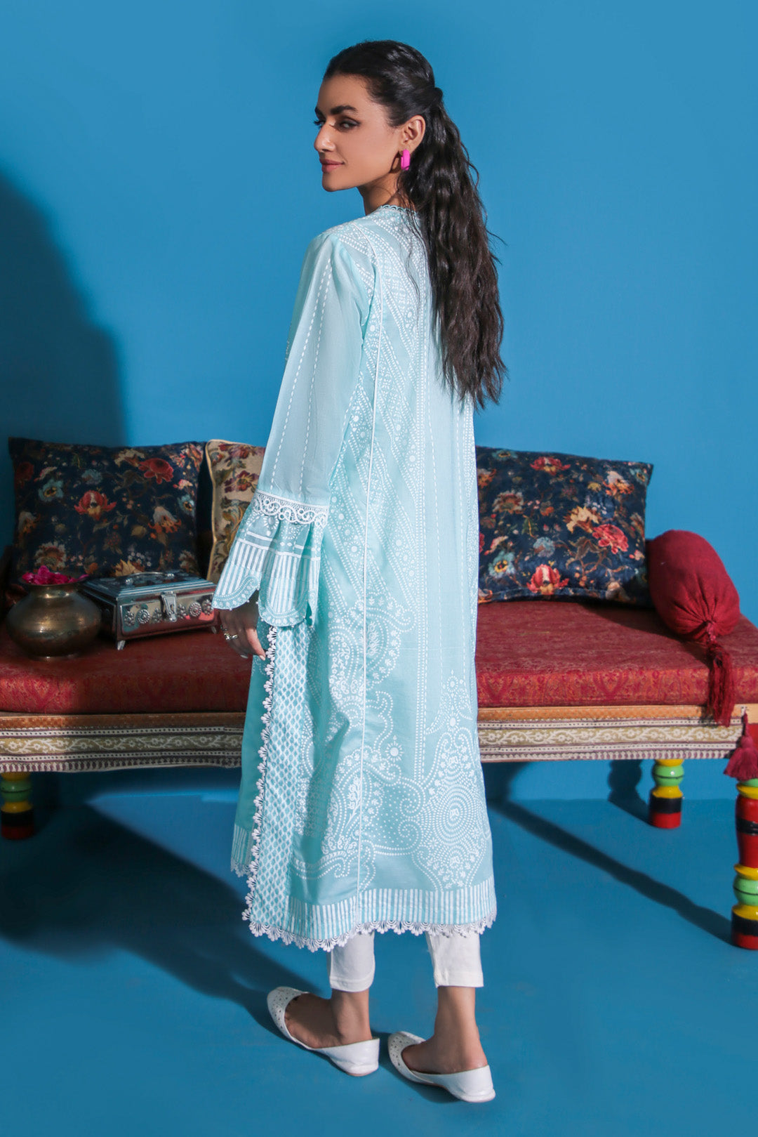 Single Shirt Lawn Paste Print U2371A