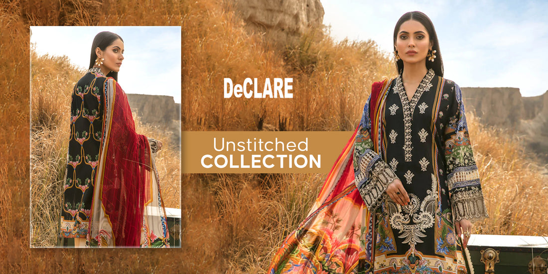 Unstitched lawn collection by DeCLARE