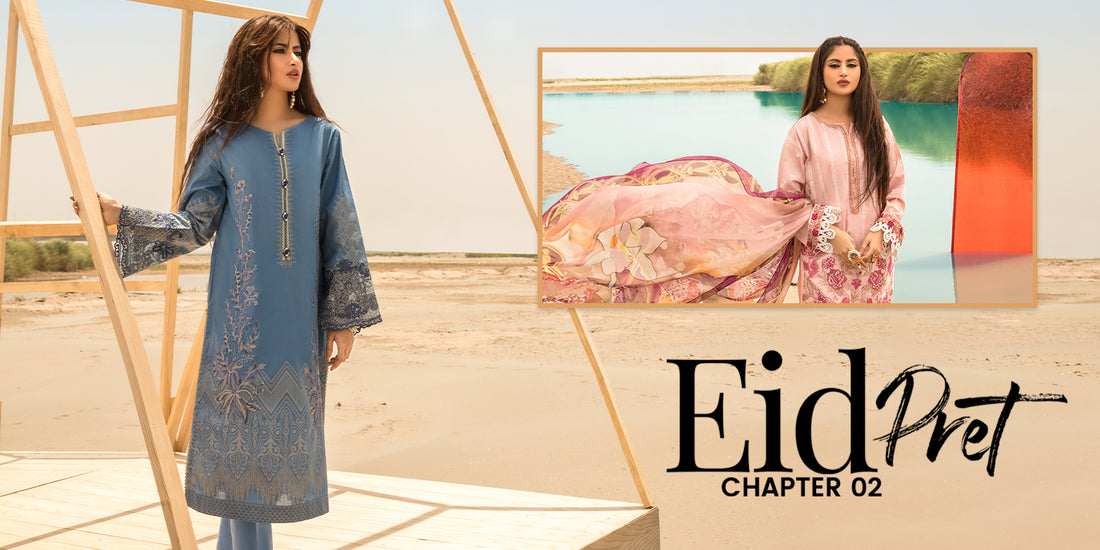 Gorgeous Unstitched Lawn Suits and Pret Wear - Buy from DeClare