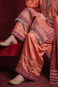 3 Piece - Premium Pure Tussar Silk Embroidered Suit LFP1152