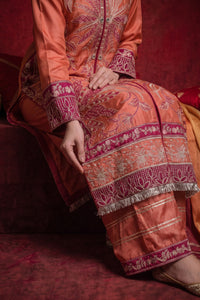 3 Piece - Premium Pure Tussar Silk Embroidered Suit LFP1152