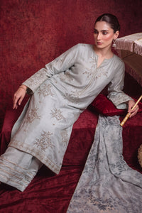 3 Piece - Premium Pure Tussar Silk Embroidered Suit LFP1170