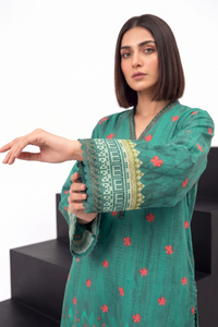 3 Piece - Embroidered Digital Printed Lawn Suit P001240