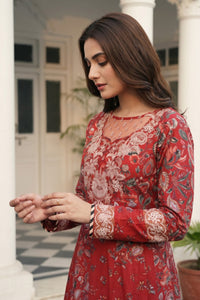 2 Piece - Embroidered Digital Printed Lawn Suit P001230