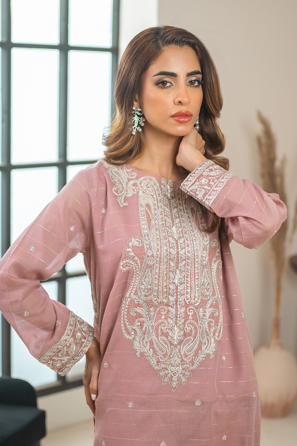 2 Piece - Embroidered Zarri Lawn Suit PB01027