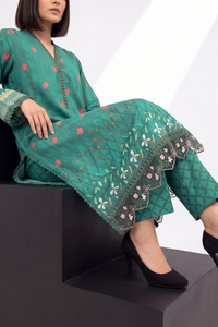 3 Piece - Embroidered Digital Printed Lawn Suit P001240
