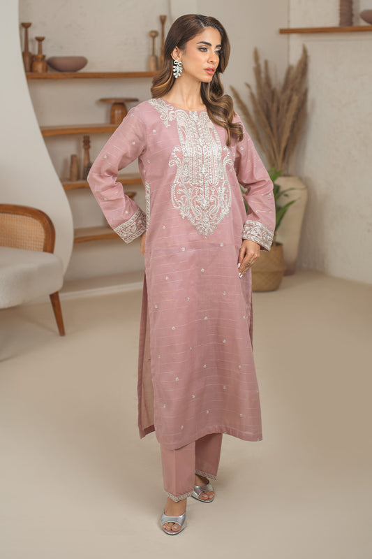 2 Piece - Embroidered Zarri Lawn Suit PB01027