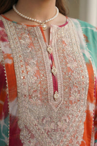 2 Piece - Embroidered Digital Printed Lawn Suit P001227