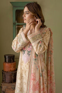 3 Piece - Embroidered Digital Printed Lawn Suit U001233 (Unstitched and Stitched)