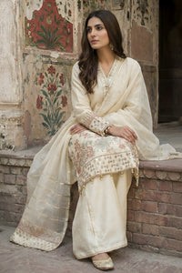 3 Piece - Premium Pure Silk Embroidered Suit LFP1149