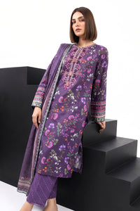 3 Piece - Embroidered Digital Printed Lawn Suit P001246