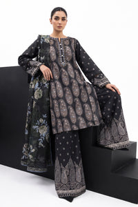 3 Piece - Embroidered Digital Printed Lawn Suit P001243