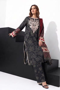 3 Piece - Embroidered Digital Printed Lawn Suit P001244