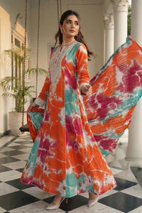 2 Piece - Embroidered Digital Printed Lawn Suit P001227