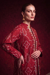 2 Piece - Embellished Korean Silk Suit LFP1180