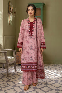 3 Piece - Embroidered Digital Printed Lawn Suit P001237