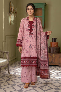 3 Piece - Embroidered Digital Printed Lawn Suit P001237
