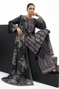 3 Piece - Embroidered Digital Printed Lawn Suit P001243