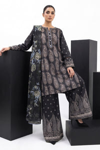 3 Piece - Embroidered Digital Printed Lawn Suit P001243