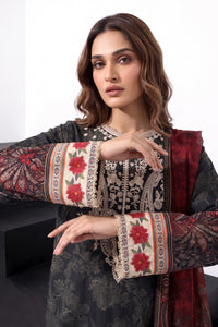 3 Piece - Embroidered Digital Printed Lawn Suit P001244