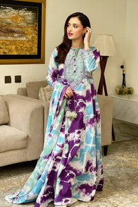 2 Piece - Embroidered Digital Printed Lawn Suit P001228
