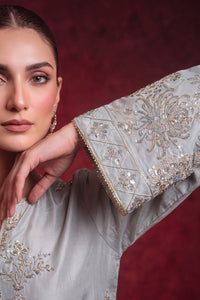3 Piece - Premium Pure Tussar Silk Embroidered Suit LFP1170