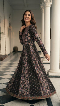 2 Piece - Embroidered Digital Printed Lawn Suit P001229