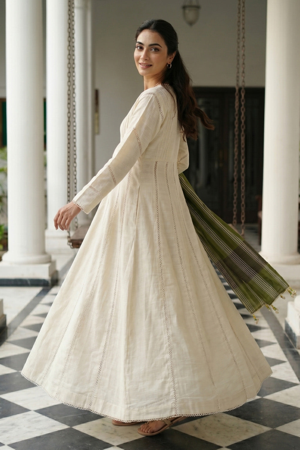 2 Piece - Embroidered Digital Printed Lawn Suit P001226