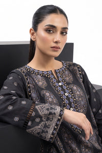 3 Piece - Embroidered Digital Printed Lawn Suit P001243
