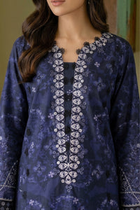 3 Piece - Embroidered Digital Printed Lawn Suit U001232 (Unstitched and Stitched)
