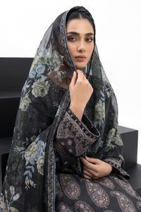 3 Piece - Embroidered Digital Printed Lawn Suit P001243